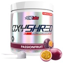 EHP Labs OxyShred Pre Workingout Powder & Shredding 补充剂 - 配有 L Glutamine & Acetyl L Carnitine 的预工作粉, Energy Boost 饮料 - Passionfeel, 60 services