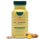 Semaine Super Powered Prebiotic + Probiotic for Women, 有效3-in-1 Nourish Gut Health, Soothe IBS, 支持Bloat救济和豁免靴,临床研究(60厘米)