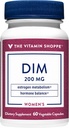 维他命商店DIM配有生物Perine - 支持Hormone平衡和雌激素代谢 - 200 MG(60个植物卡普尔)