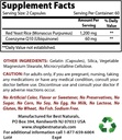 配有CoQ10和Niacin500毫克的红酵母大米
