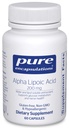 纯封装 α Lipoic Acid 200 mg - 200mg ALA - 活体和抗氧化剂支持 * - 用于 Nerve Health & Carb代谢 - Vegan & Non-GMO 补充 60 capsules
