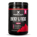 Wilderness Athlete - Energy & Focus 女性和男性能源促进器 - Energy Drinking Mix with Natural Cafeine - 低卡,零糖能饮料粉 - 30 service Energy Drink Tub (Cherry Limeade) (英语).