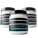 (3-Pack) 氨基Collagen C - Collagen Powder(180 Scoops) - 海洋Collagen Peptides + Hyaluronic酸. 没有糖。 美国非转基因生物,用于毛发、皮肤、钉子、关节、Gut健康。