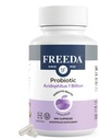 FREEDA 酸性脊髓灰质炎 Probiotic 1亿 CMU – 含有机胰岛素的酸性脊髓灰质炎 和 蓝藻 – 消化性健康,规律性和免疫性支持 – Vegan, Kosher, 非GMO(100 Capsules)