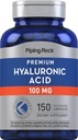 管道岩 Hyaluronic Acid 补充 | 100 mg | 150 capsules |作为 Hyaluronate Sodium Hyaluronate | 非GMO, Gluten Free