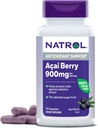 Natrol Acai Berry 900毫克,每服一次,抗氧化剂支持膳食补充剂,75卡普勒,37天供应