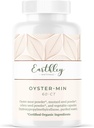 Earthley Wellness, Oyster-Min Capsules,天然锌和矿物补充,促进能量和混合物,富含抗氧化剂和氨基酸,100%纯和生物可用(60 Capsules)