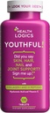 健康逻辑学 青春科拉根 6000 mg → Collagen Peptides 第1和第3类,含Hyaluronic酸和维生素C → 健康关节和皮肤抗衰老科拉根 → 120 科拉根片