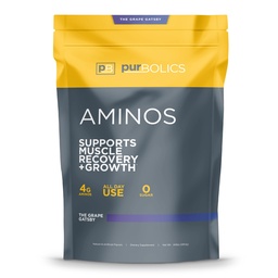 Purbolics 氨基酸 4g of Free-Form 氨基酸,Beta-Alanine, 0 糖和 60 services (Grape Gatsby) (英语).