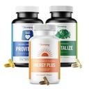 BB公司 Menokit Bundle 维他命素 - Soothes Joint Aches, Boosts Energy, 精神清晰, Gut Health - Provitalize, Previtalize & energyPLUS - 价值 Bundle - 包装 Vary - 30天供应