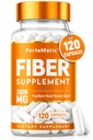 美国的"最丰富"补编120 Capsules Mega Dose 3000mg Blend Psyllium Husk, Aloe Vera, Chia种子 & Flaxseed 粉末胶质健康,清洁,便秘