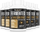 Spermidine 补充剂 13mg - 1300mg Wheat Germ 抽取 Capsules Potent 公式,具有较高的Spermidine含量和锌促进健康老龄化、日常免疫系统和细胞更新(6包)