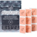 Laki Naturals Passion pack for Men(15ack) – 支持循环,生命力,活力和能量与自然成份 – 非哈比特成型,时间释放的男性健康健康补丁