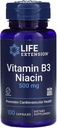生命延长维生素B3 Niacin,500毫克,100卡普勒