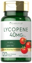 Carlyle Lycopene 40mg 120 Softgels 自然而然的Carotenoid | 非GMO和Gluten免费补充品