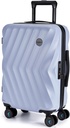 BAGSMART 搭载行李 22x14x9 航空公司批准,PC 硬侧套装箱,20 Inch 承载与Spinner 轮子,旅行行李 轻量级卷轴套装 男子女子(紫色)