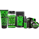 胡子生长 Kit w/Biotin 毛发生长维生素 + GROW 11-in-1 毛发生长 Shampoo w/Biotin + 2X 毛须蜡用于男性 + GROW 胡子生长油用于男性 – 在美国制定
