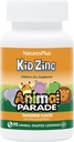 Natures Plus 动物游行 KidZinc, Tangerine Flavor - 90 动物形状 Lozenges, pack of 2 - 有机切合锌 - Vegan, Gluten Free - 180 总服务