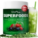 与Turmeric、Amla Powder和维生素C合作的能源和消化健康茶绿色粉 -- -- 30种