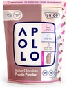 Unico Apollo Molten 巧克力蛋白粉 - 20g 100% 草鳍蛋白,蛋蛋蛋白和Casein QQ 不酿 低碳和低脂 16 服务 QQ 非查尔基纹理 QQ 最佳口味