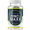 锌 Maxx 100 Capsules, Zinc Gluconate Immune促进生殖健康,皮肤护理,和Immune Booster - 3+月供应 – 男女高概率免疫支助补充
