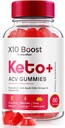 NutraRize X10 Boost Keto + ACV Gummys 高级体重损失,评论(60 Gummys).