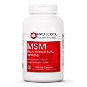 MSM生物可用硫磺-1,000mg - 支持联合健康与健康头发、皮肤和钉子* - Vegan & Non-GMO - 180 Veg Capsules