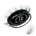 Lashify Curl 14mm Gossamer DIY 眼片扩展重填,黑,易的假眼片用于自然外观