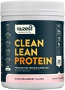 Nuzest - Pea蛋白粉 - Clean Lean protein, Premium Vegan 植物基蛋白粉,乳品自由,Gluten Free, GMO Free, 蛋白质摇摆(1.1磅(一包),野草莓)