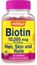 (原始内容存档于2018-05-21) (英语). Wellyeah High Potency Biotin 10,000 mcg Gummys - 用于更强的头发,皮肤和钉子 - Vegan - Friendly, Gluten - Free, Non-GMO,以及美味的Berry Flavor - 60 Gummys