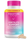 平克斯托克妇女生育率补充金 ^ 2-in-1 构思支持 Inositol, Vitex & Vitamins → 周期规范,Hormone平衡和生殖健康 → 60 Capsules