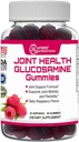 混合营养素联合健康补充剂 -- -- Glucosamine Gummys与维生素E -- -- 支持联合流动和灵活性支助补充剂,Raspberry Flavor -- -- 60古米