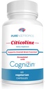 纯Nootrophics - CDP Choline(花瓶) Capsules 300 mg Capsules → 60 Veg Cap 值包 → 支持认知功能和性能,记忆,注意力和脑健康 → 生物可用 Cognizin