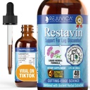 Restavin - 高级腿部支持补充 - 液体交付更好的吸收 - 维生素C,铁,瓦莱里安,涡轮,镁 & More!