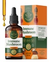 HERBAMAMA 超级免疫蘑菇补充剂 - Vegan 8-Mushroom Complex 与Reishi, Lion's Mane, Cordyceps & Chaga 节选 - 非GMO,无酒精,无糖豁免滴,56日供应