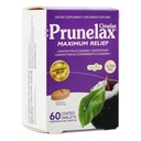Prunelax Ciruelax 最大减量泻药片,配有 " 偶尔便秘 " 、 " Senna 抽取 " 、 " Vegan & Gluten-Free " 、 " 夜间温和 " ----60厘米