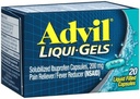 Advil Liqui-Gels 20s 尺寸 20s Advil Ibuprofen 止痛液体 20ct