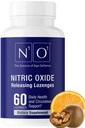 N1O1 氮氧化物 Lozenges - 60 Counter - 氮氧化物补充剂,用于心脏健康,环流,能量,血液流动,氧化,健康血压,心血管支持男女.