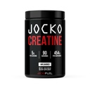 Jocko Fuel Creatine 单水合物、纯微量化的男女粉末、支持肌肉生长、强壮、恢复和认知、不享受、450格拉姆、90种服务
