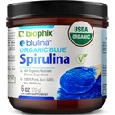 蓝螺旋藻(Bluirulina) 有机Blulina 6 oz - 藻类有机螺旋藻(Algae Organic Spirrulina Powder 170 services - 超级食物补充剂 - 天然蓝色素 - Espirulina en Polvo Organica Pura Azul