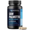 Saw Palmetto 500mg和L-Arginine 500 mg -- -- 男子前列腺健康和氮氧化物补充剂 -- -- 60个计数 -- -- 对活跃男性的泌尿功能支持和耐力 -- -- Vegan、Non-GMO,1个月供应