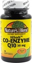 Nature's Blend Hisorb CoQ10 30mg, 30 Softgels - 心脏健康支持, 水晶自由, 最大生物利用率, 临床证明, Gluten- Free, 无人工颜色或火焰, 饮食补充