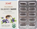 Hi 井椒 Bilberry 36000 + Lutein 12mg 60 Vegtarian Capsules (英语).