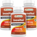 Best Naturals Inositol 1000 mg 120 平板电脑(120个计数(1包))(120个计数(3包))