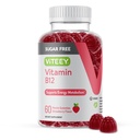 Viteey Vitamin B12 成人和青少年的Gummys 1000mcg,无糖 - 有利于能源,代谢,自然能源支持 - Vegan, Gelatin Free, Gluten Free, GMO Free - Chewable Strawberry Flavored (英语).