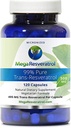 Mega Resveratrol, 药品级,99%纯度, 隔离度, 微量化的跨resveratrol, 120 Veggie Caps, 每卡普尔500毫克. 纯度认证。 绝对没有添加的有毒“活性”成分。