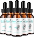 ZenCortex Tinnitus Ear Drops - ZenCortex 24,ZenCortex液滴,ZenCortex Reviews,ZenCortex Drops for Ear Relief (5 Pack - 5个月供应量)