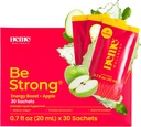 BeMe Vitamin B12 液体射击,Bestrog - 维生素B 12 可饮液体补充剂支持能量助推,焦点,和浓度 - Guarana, Taurine, & Colagen 补充剂促进恢复(30 Sachets)