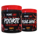 Insane Labz Hellboy Bundle、精神病地狱男孩预修和Insane Amino BCAA、增加肌肉质量、力量、焦点和恢复时间、水果扑克