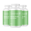 庆祝维生素加钙 – 600mg 钙 Citrate, 600 IU 维生素D3 & 50mg 氨酸后外科的镁 – Gluten-free & Sugar-free - 540 非化学药片